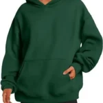 Women's Oversized Fleece Hoodie – Casual Pullover Sweatshirt Jumper Loungewear - Green