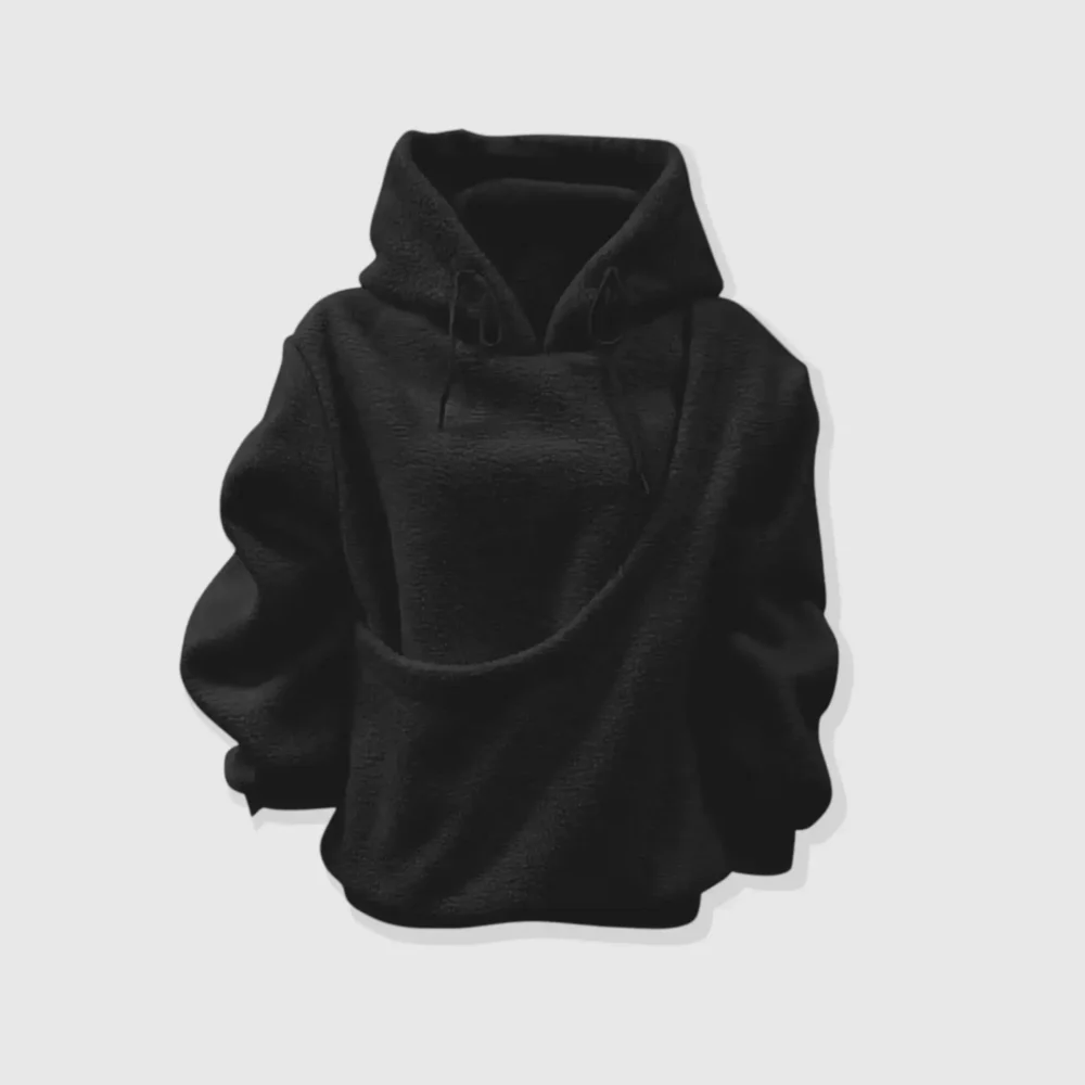 Women's Pet Pouch Hoodie – Dog Carrier Kangaroo Pouch Sweatshirt Jumper